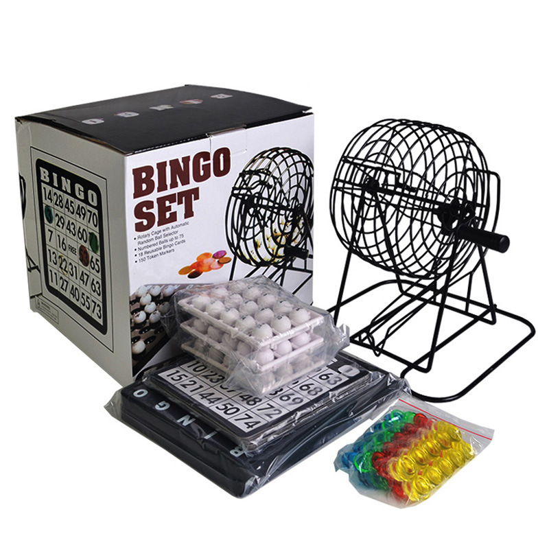 Party Games For Adults Large Group - Máquina de loteria de bingo, conjunto