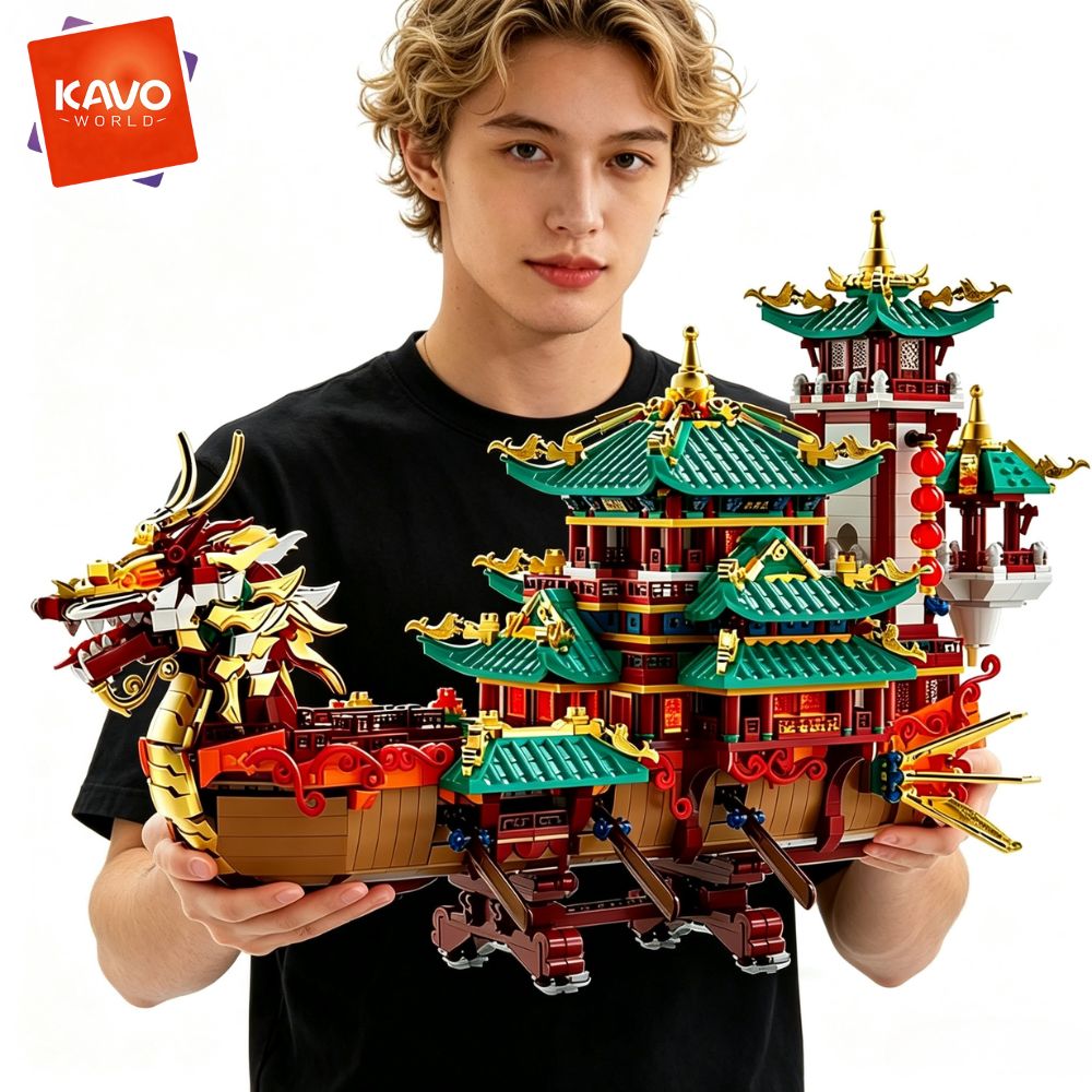 Party Games Meaning - KAVOWORLD 2453 peças Blocos de Montar