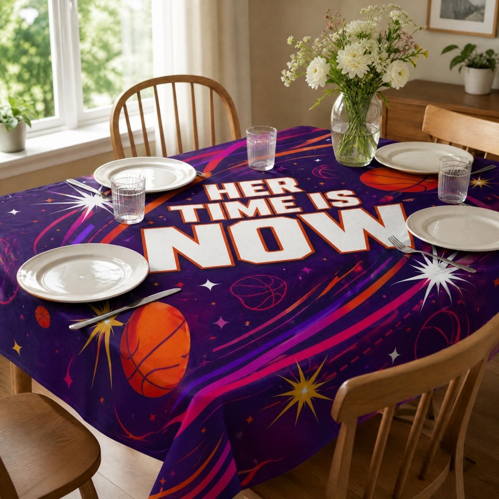 Party Games Girls Night - Toalha de mesa de basquete, capa