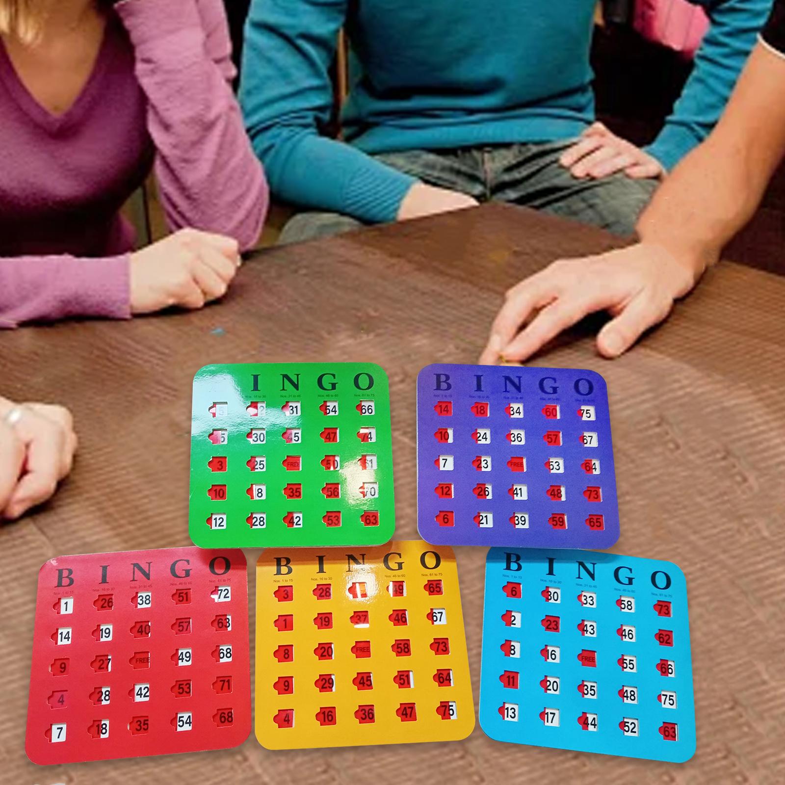 5 peças cartas de jogo de bing - Party Games For Adults Large Group avaliação e preço
