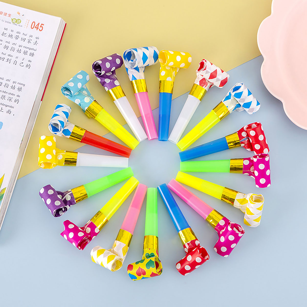 30 pçs assobios coloridos brin - Party Games Easter avaliação e preço