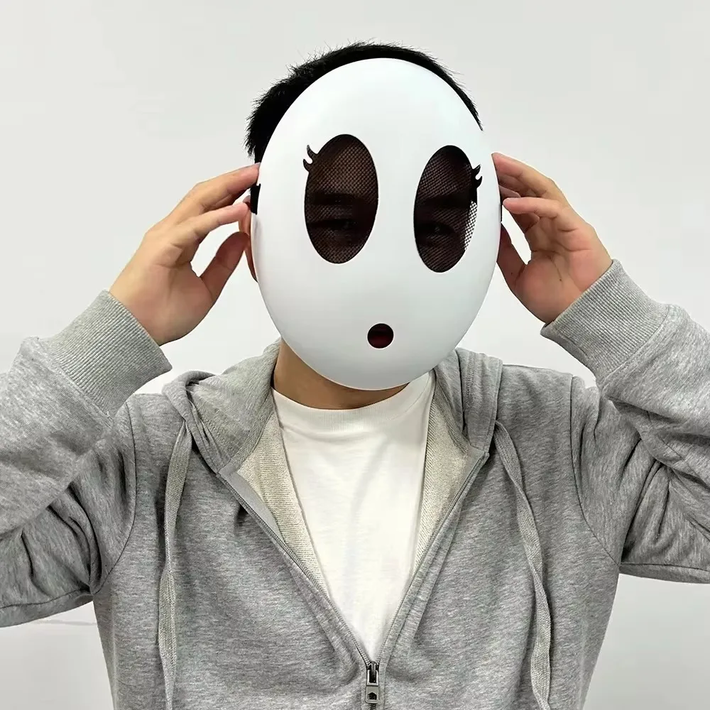 Halloween Shy Guy Máscara para - Party Games Easter avaliação e preço