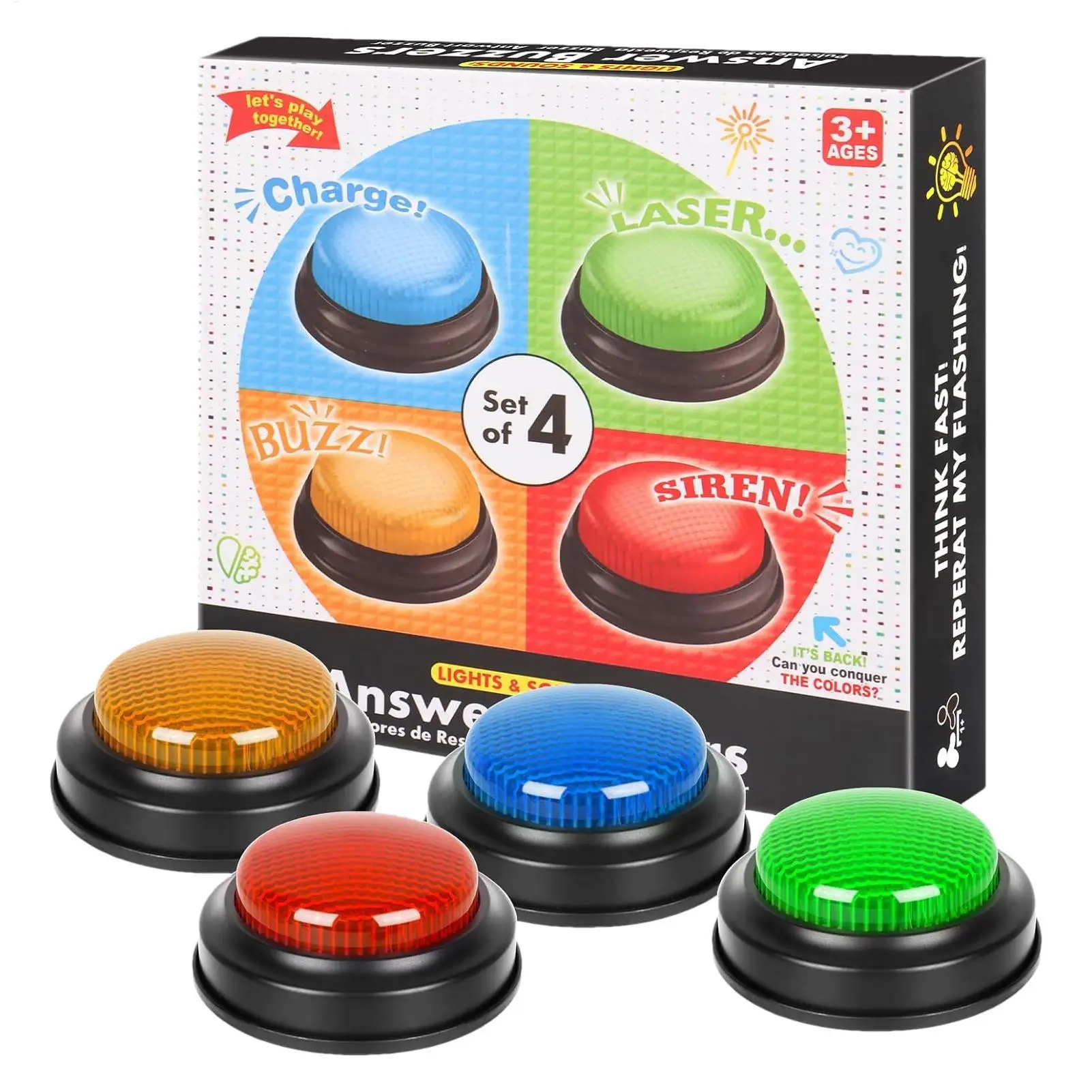 Botão de Resposta Rápida com L - Party Games Easter avaliação e preço