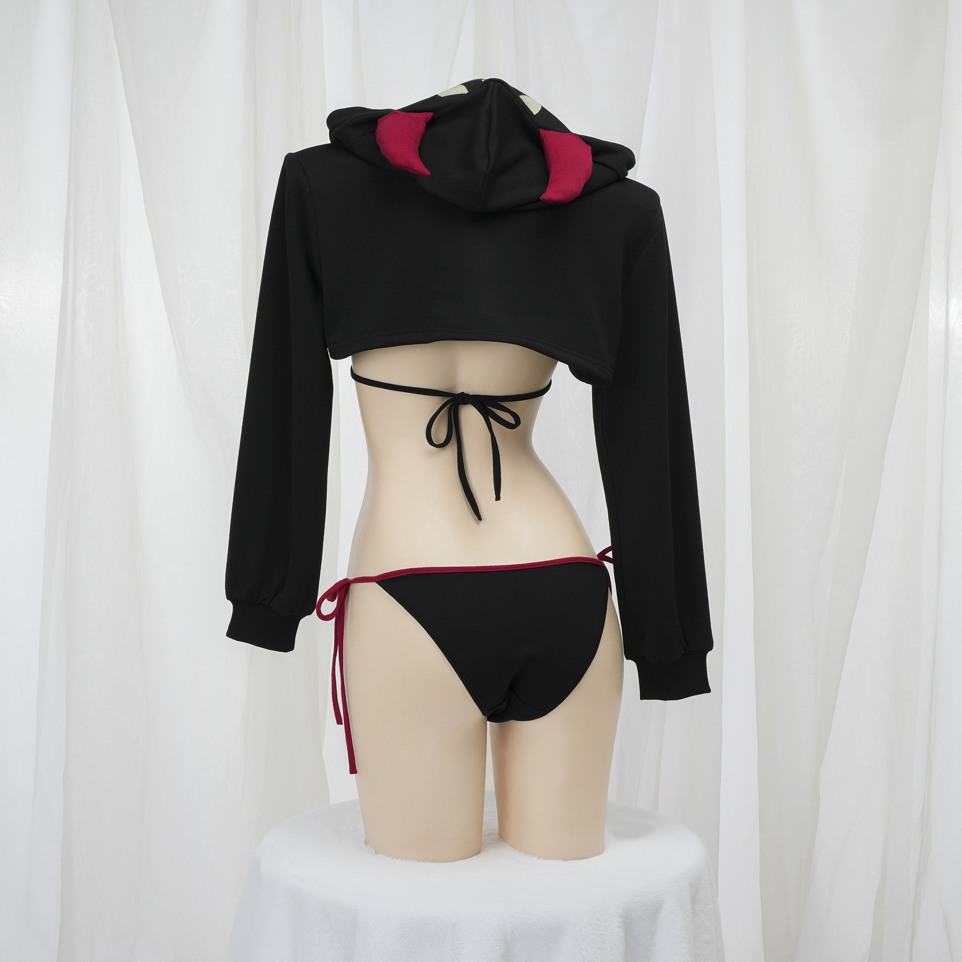 Natal curto diabo conjunto sex - Party Games Girls Night avaliação e preço