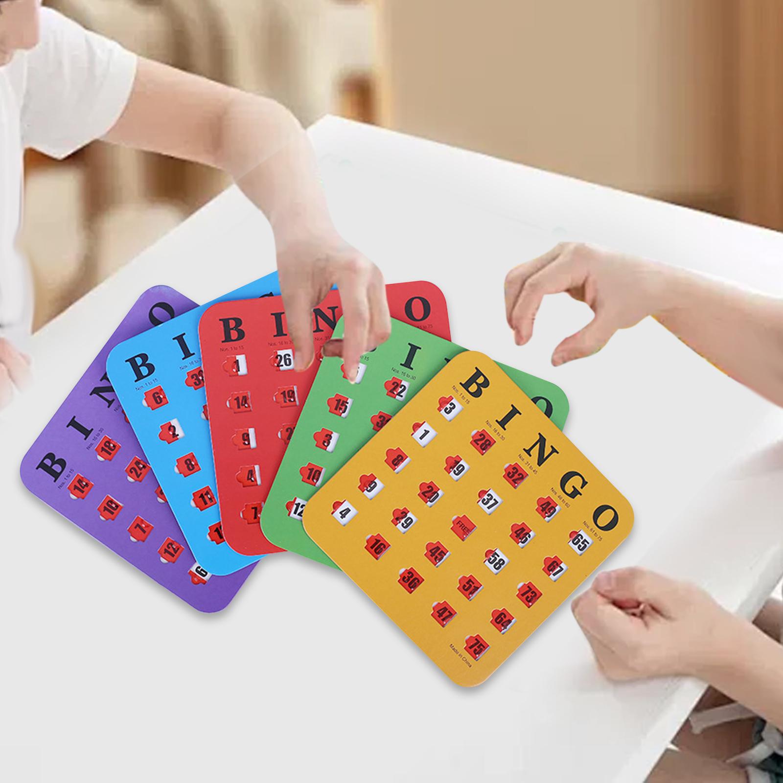 5 peças grande impressão bingo - Party Games For Adults Large Group avaliação e preço