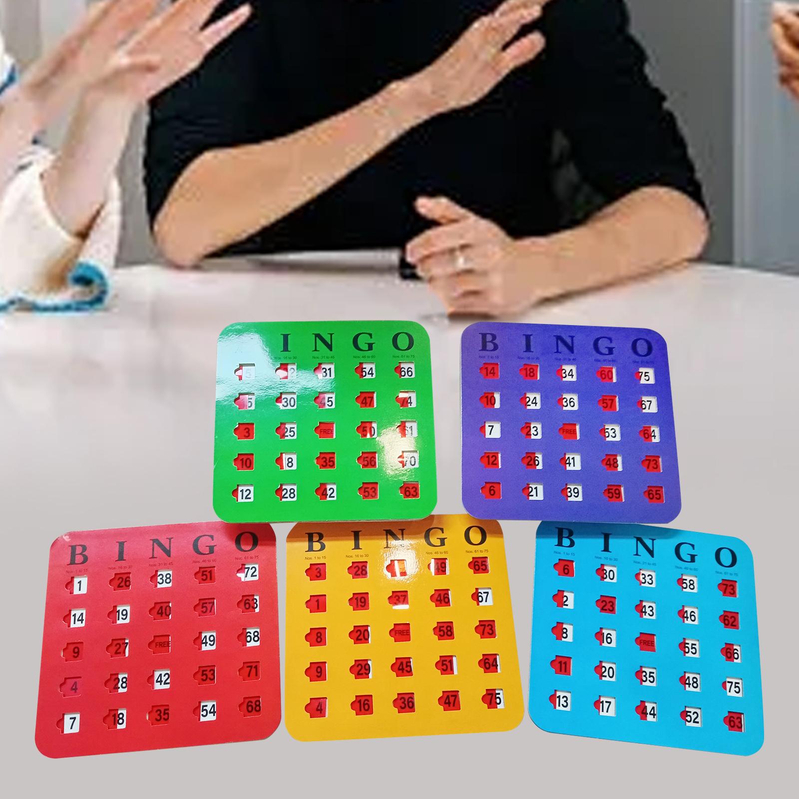 5 peças grande impressão bingo - Party Games For Adults Large Group avaliação e preço